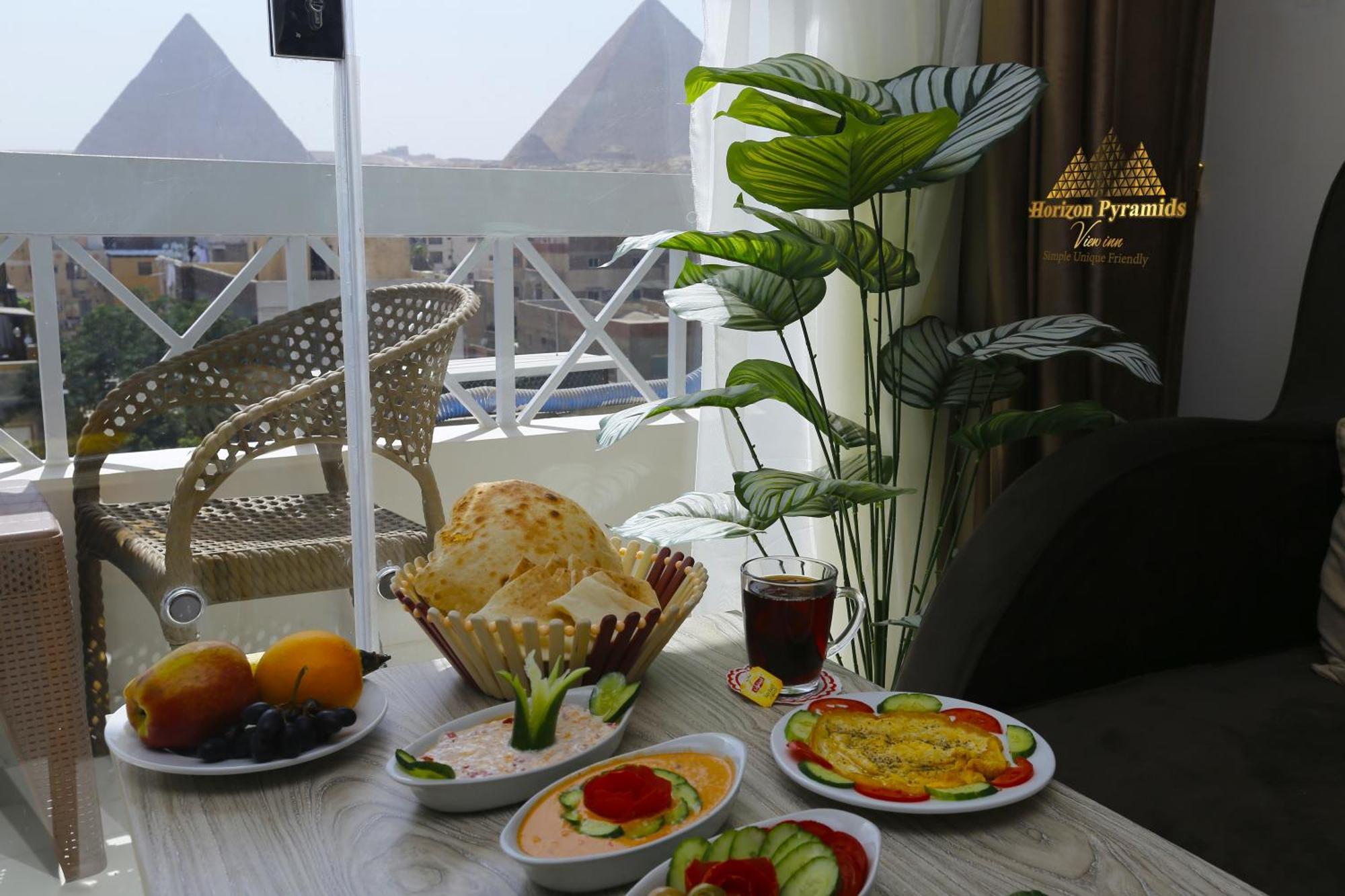 Horizon Pyramids View Inn Kafret el-Gabal エクステリア 写真