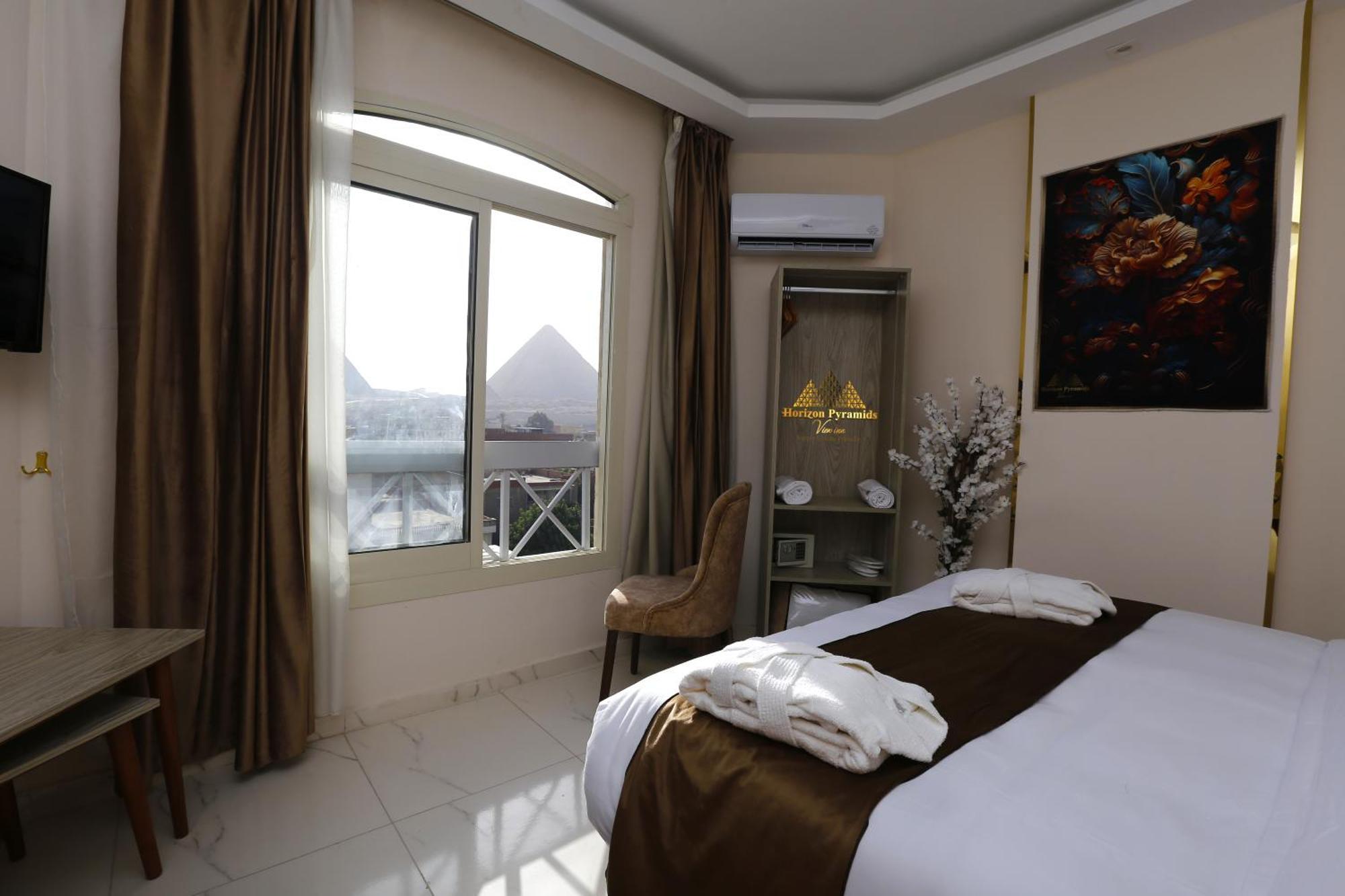 Horizon Pyramids View Inn Kafret el-Gabal エクステリア 写真