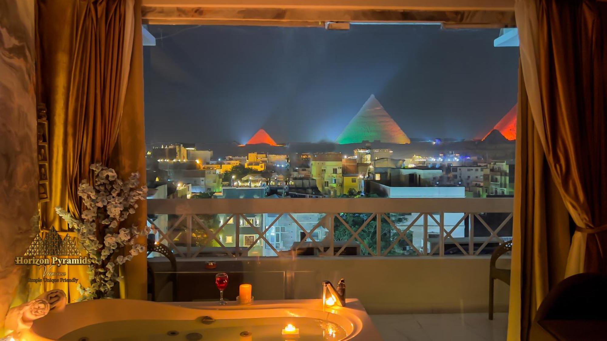 Horizon Pyramids View Inn Kafret el-Gabal エクステリア 写真