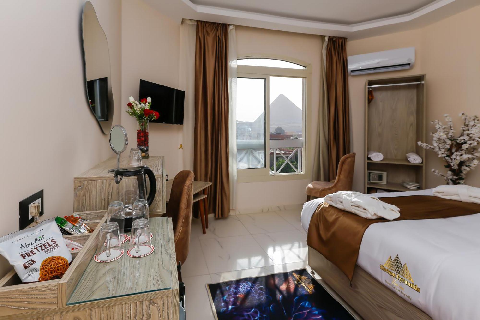Horizon Pyramids View Inn Kafret el-Gabal エクステリア 写真