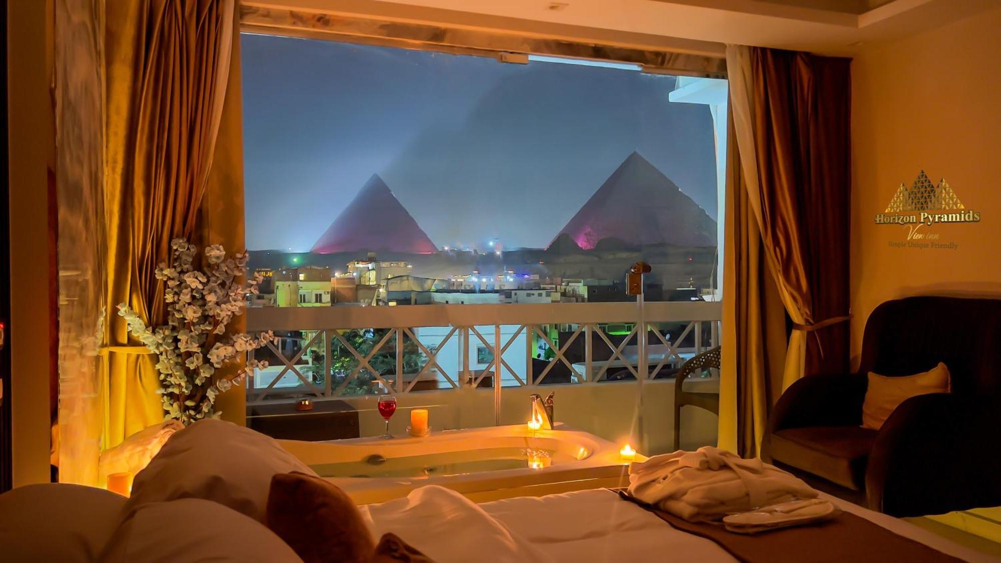 Horizon Pyramids View Inn Kafret el-Gabal エクステリア 写真