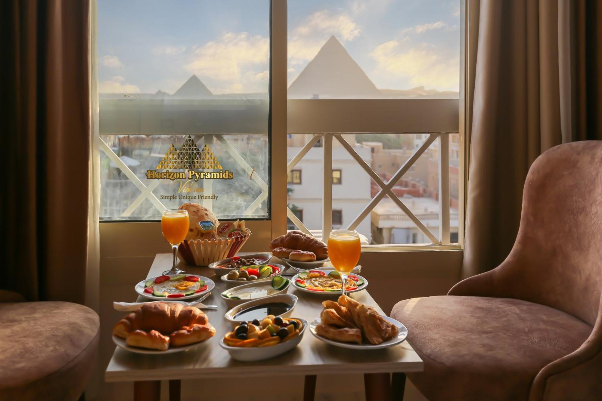 Horizon Pyramids View Inn Kafret el-Gabal エクステリア 写真